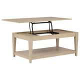 Top surface of end table with decor