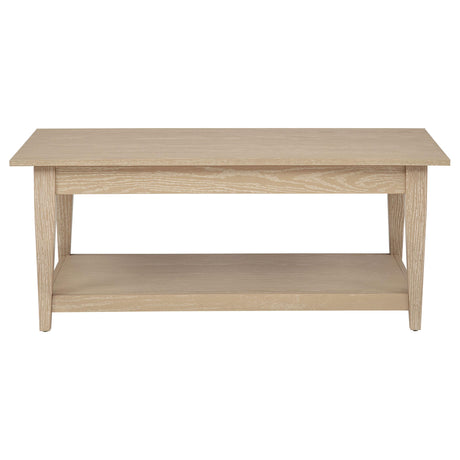 Lindenton end table showing wood grain and finish