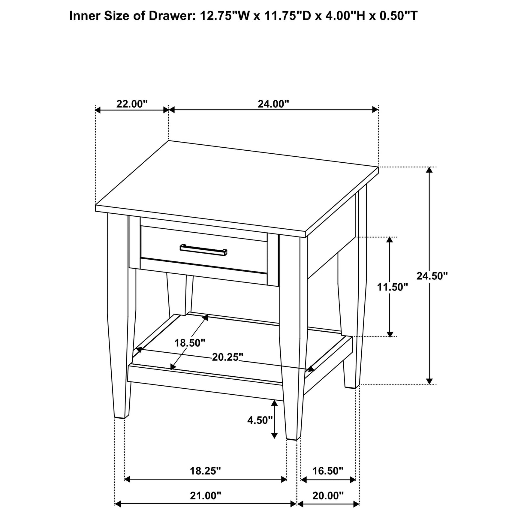 Hardware and fasteners detail for Lindenton table set