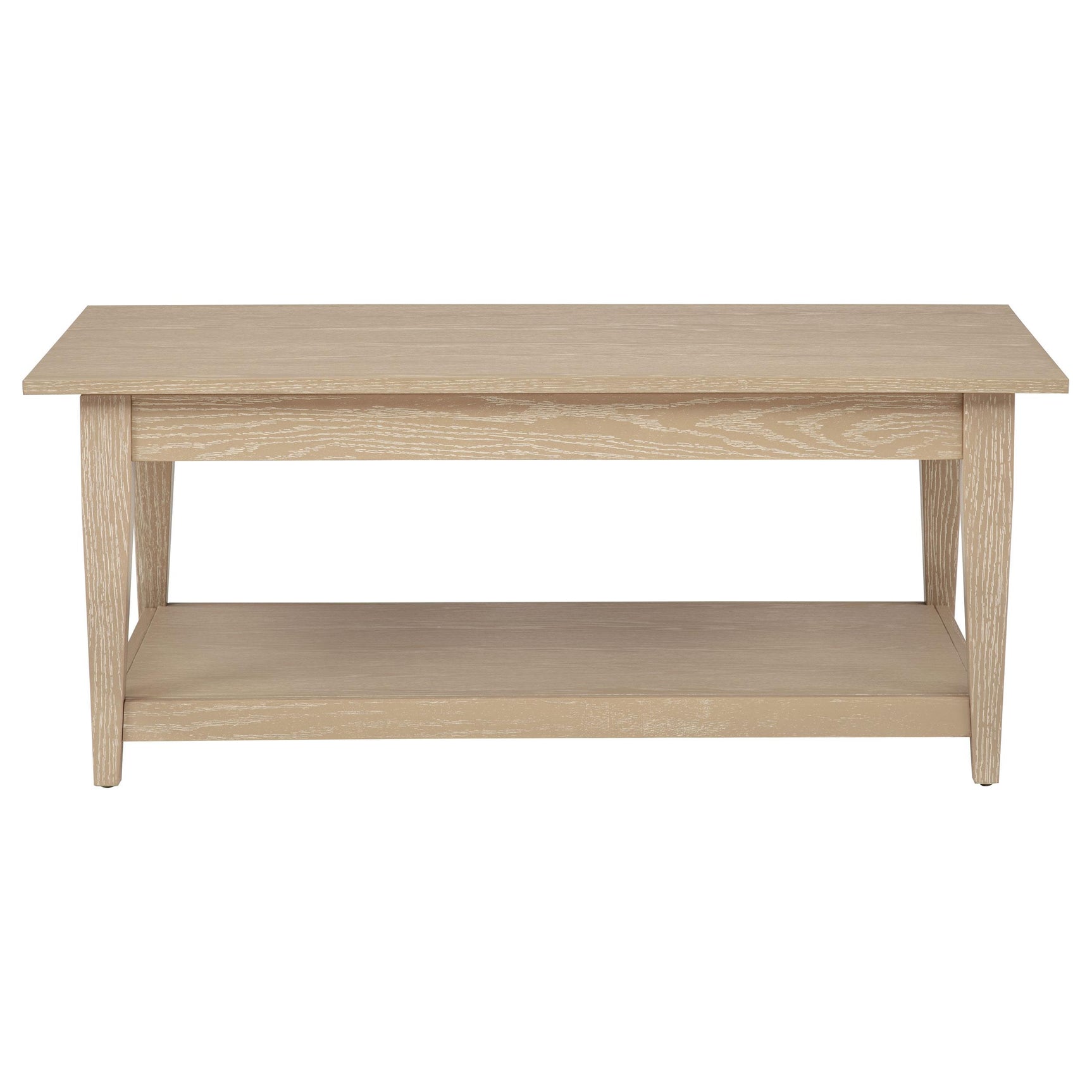 Lindenton Blonde Oak Lift-Top Coffee Table front view