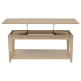 Lindenton Blonde Oak Lift-Top Coffee Table front view