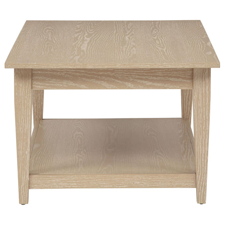 Lindenton Blonde Oak Lift-Top Coffee Table front view