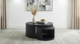 Sweeney 2-piece nesting tables side angle view