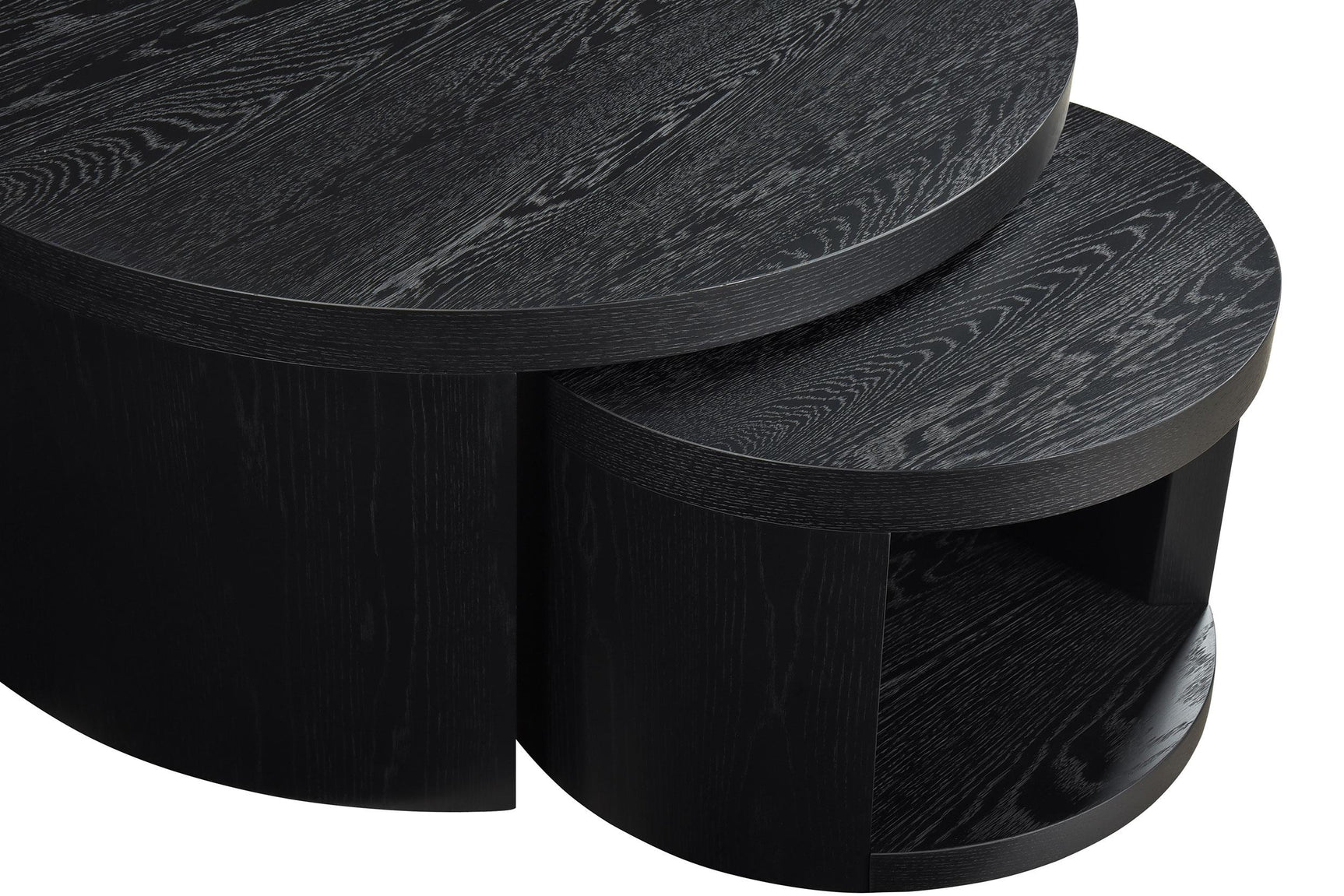 Sweeney nesting tables in modern living room setting