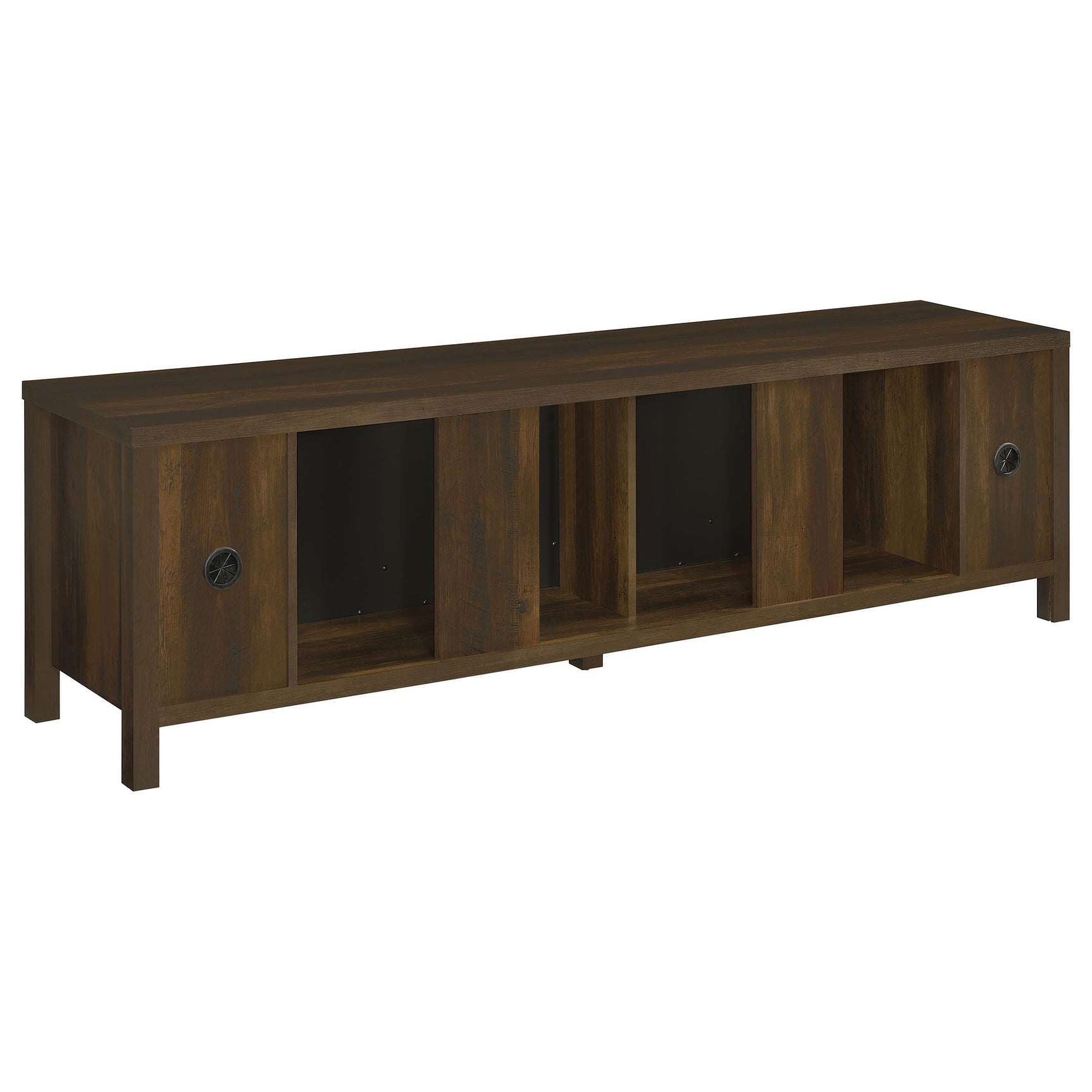 Top surface showing TV placement possibilities