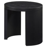 Sweeney side end table showing true square edge top