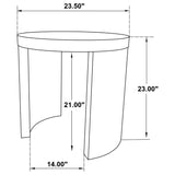 Sweeney 3-piece Coffee and End Occasional Table Set Black