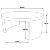 Sweeney 3-piece Coffee and End Occasional Table Set Black