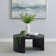 Sweeney coffee table curved leg detail