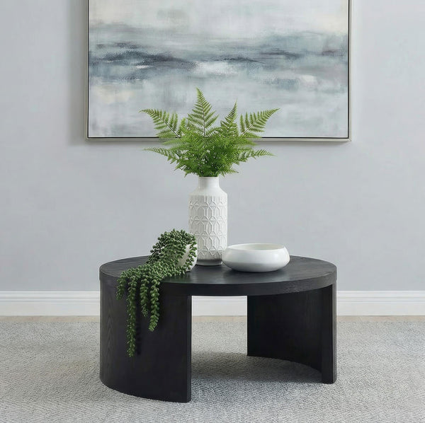 Sweeney coffee table curved leg detail
