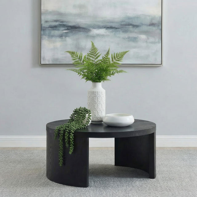 Sweeney coffee table curved leg detail