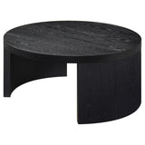 Sweeney round coffee table side profile