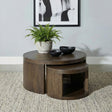 Sweeney nesting tables showing nesting feature