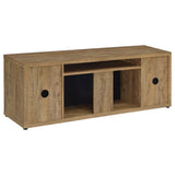 Fuller console open shelf with media components