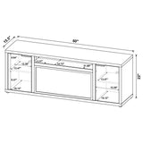 Fuller console plastic glide levelers underneath