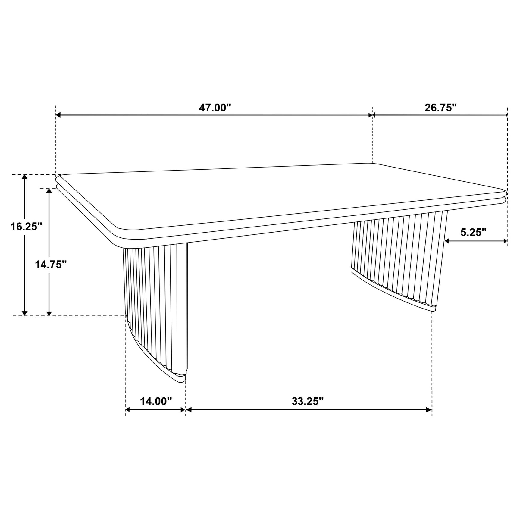Multiple angles of end tables showing consistent finish