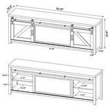 Enfield TV stand ambient lighting ember effect