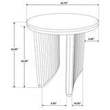 Adina table set styled with decor accessories