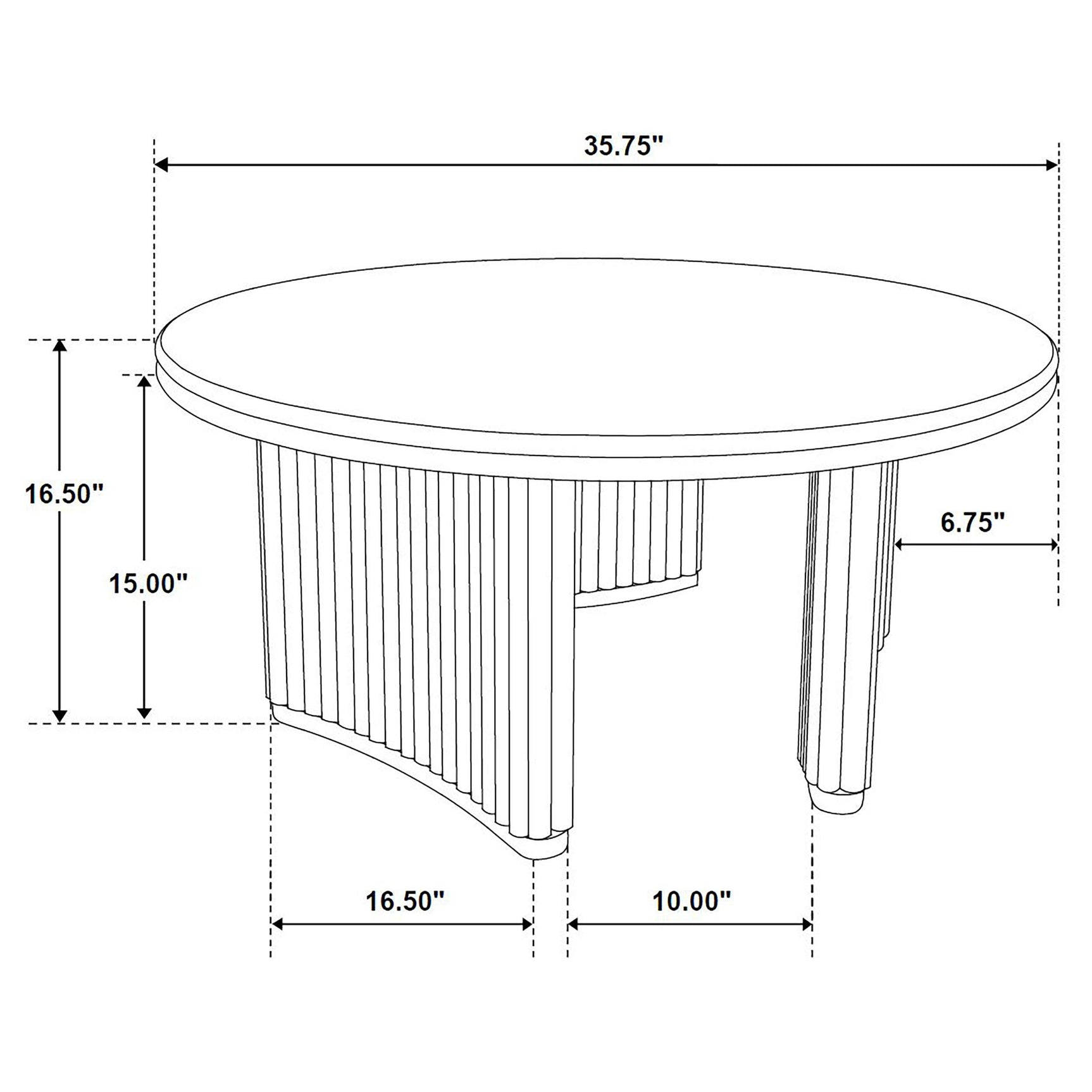 Adina table set corner detail showing levelers