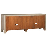 Adjustable shelf inside media console