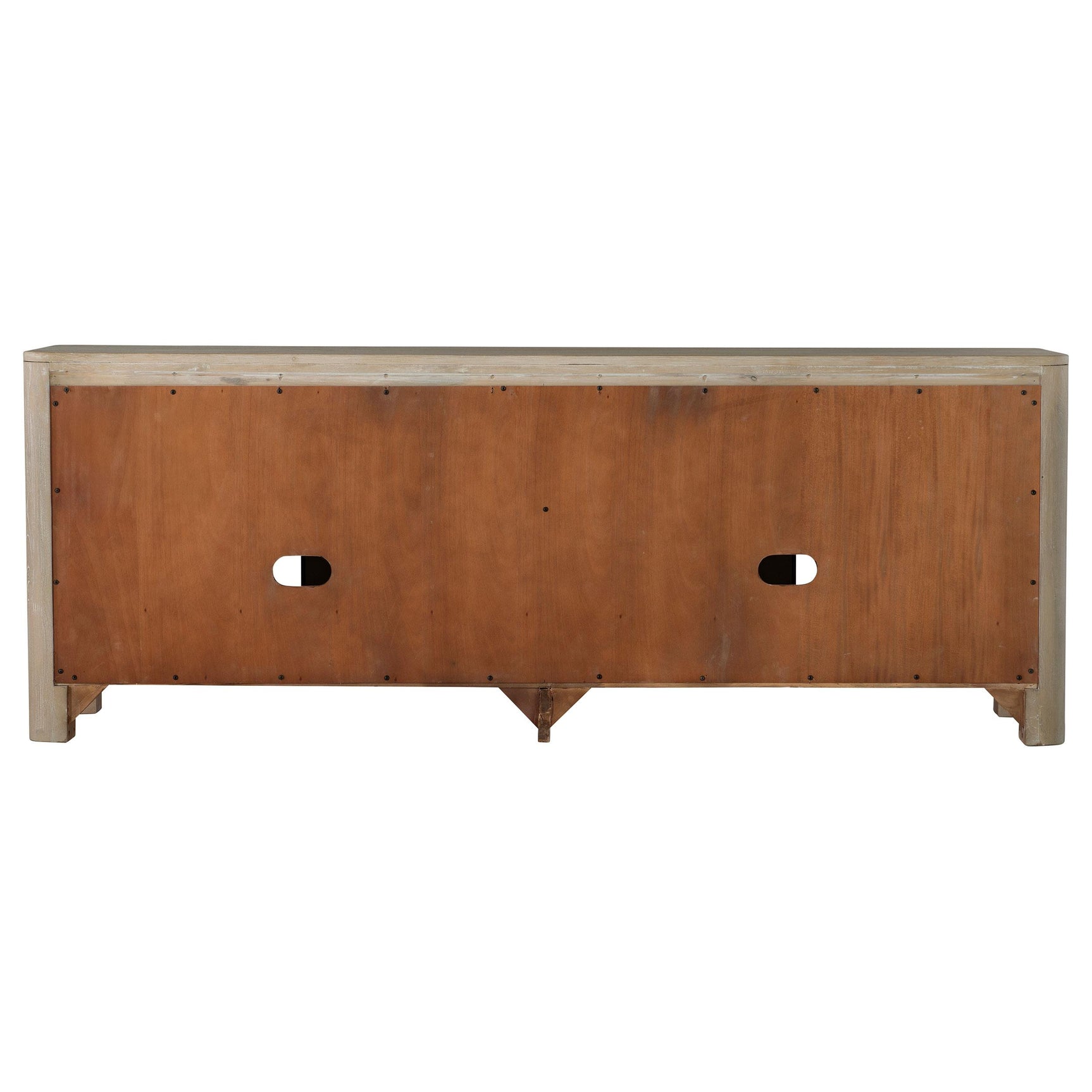 Levelers under Solano TV stand