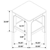 Solano coffee table mango veneer finish