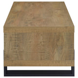 Black metal support frame of Dinard coffee table