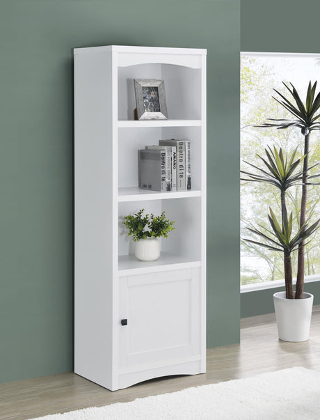 Close-up of TV stand doors and metal knobs