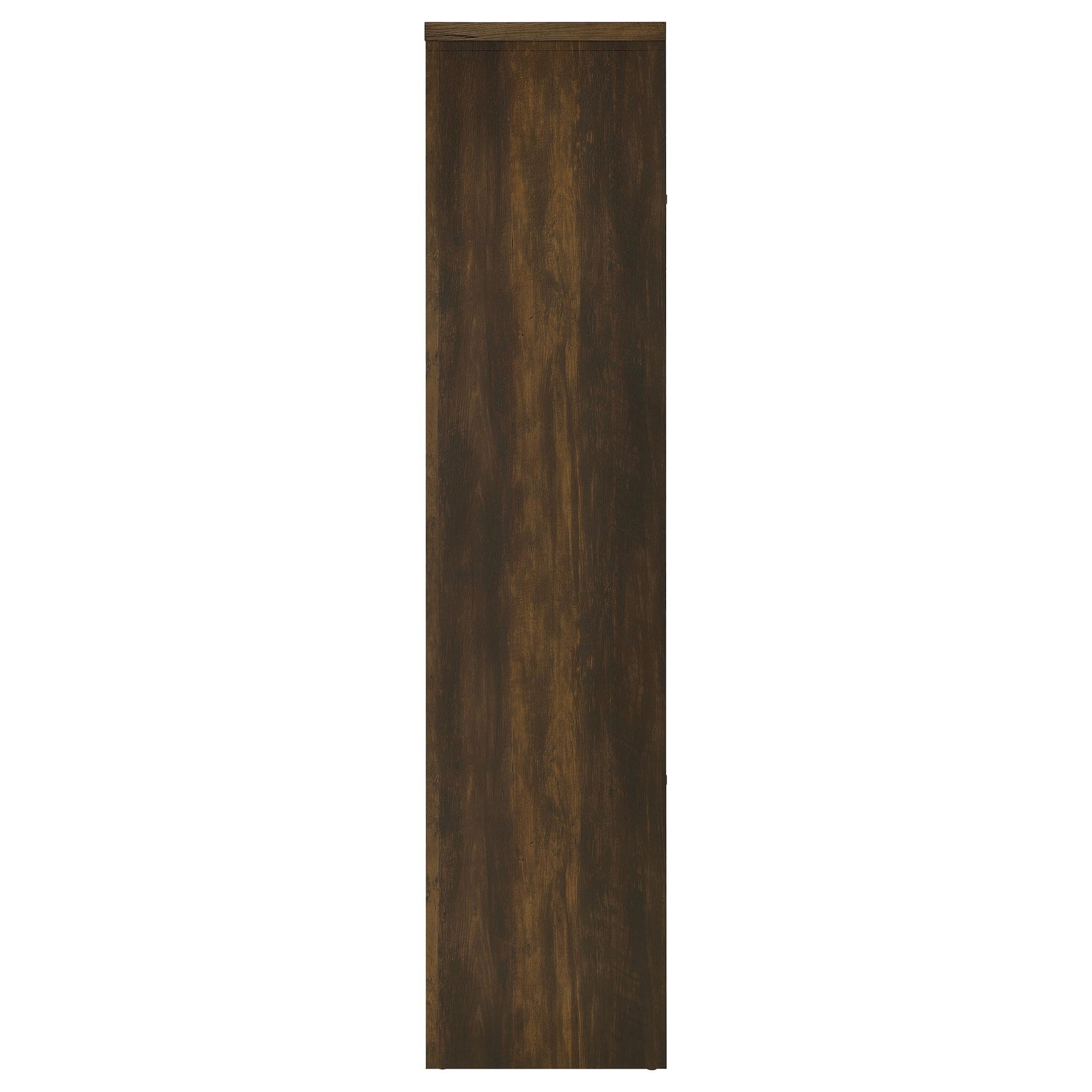 Dark pine finish texture on entertainment center