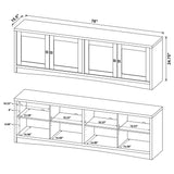 Full assembled Laughlin entertainment center