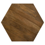 Coffee and end tables arrangement from above