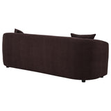 Delroy 3-Seat Stationary Sofa in Aubergine Polyester — product image 6
