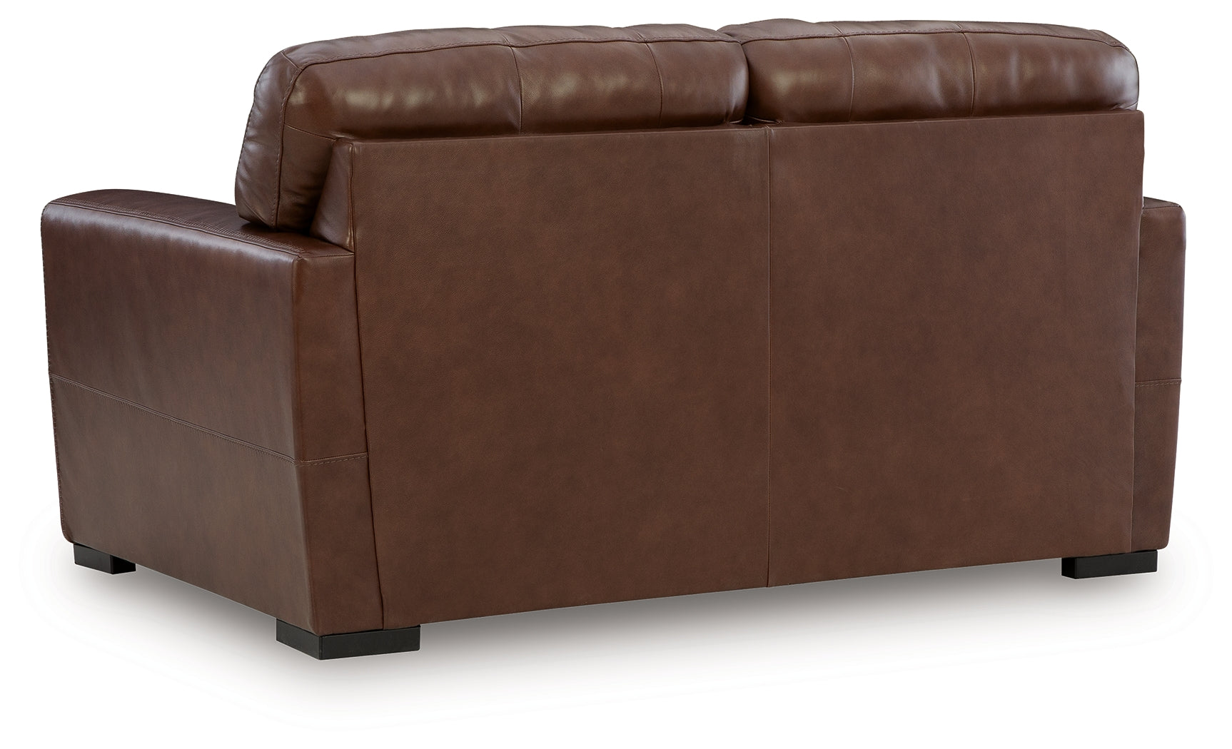 Jumbo stitch detail on Brogliano Canyon Loveseat upholstery
