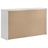 Viana 6-Drawer Bedroom Dresser White High Gloss — product image 6