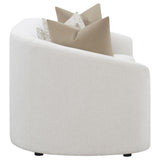 Rainn Boucle Upholstered Sloped Arm Sofa Latte — product image 8