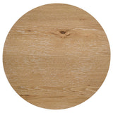 Table with levelers visible underneath