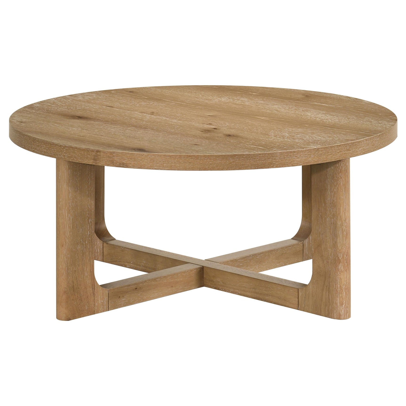 Close-up of leveler on table base for stability