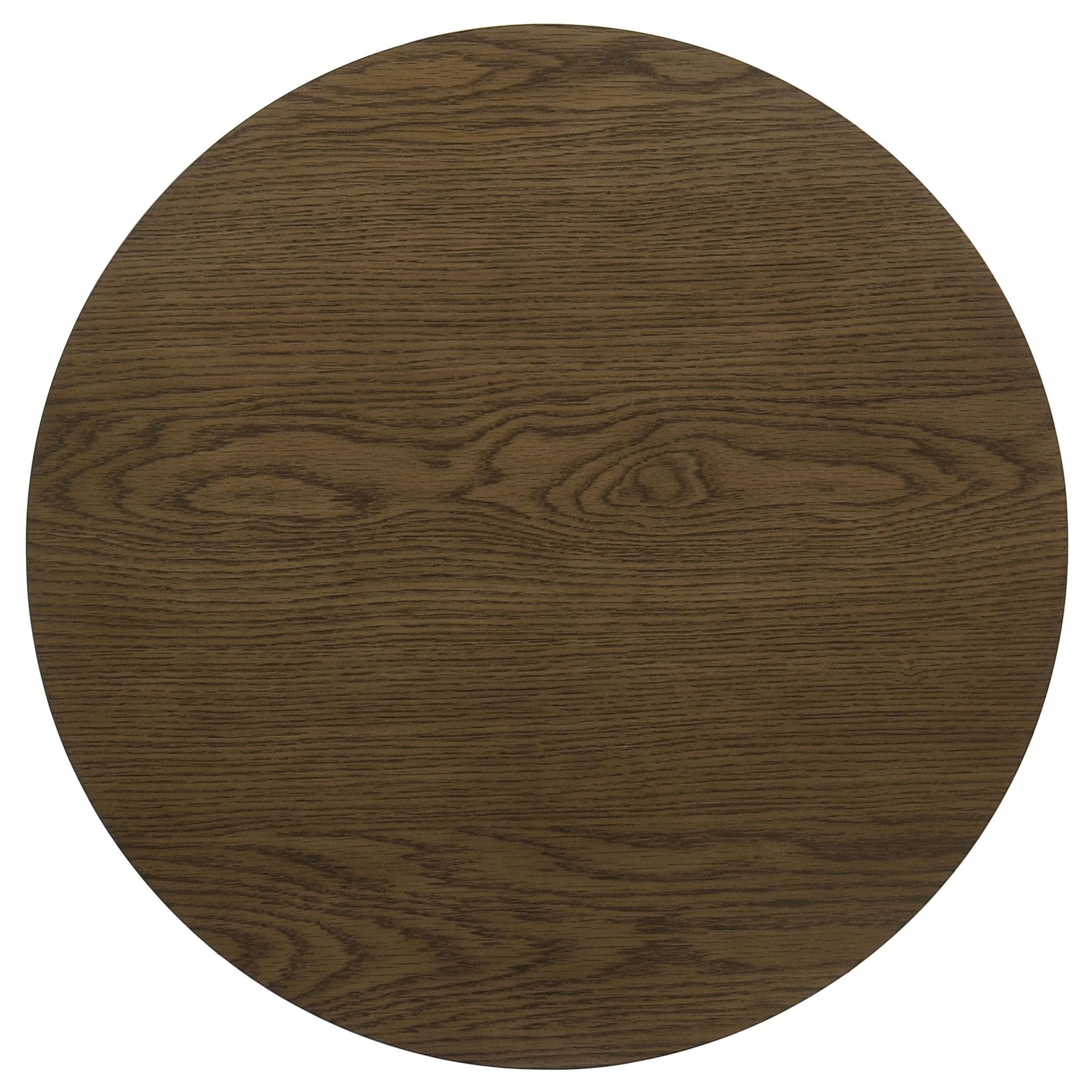 Kessler round end table beside a modern sofa