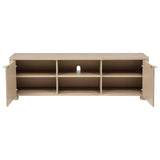 Marcelo TV stand sliding door detail