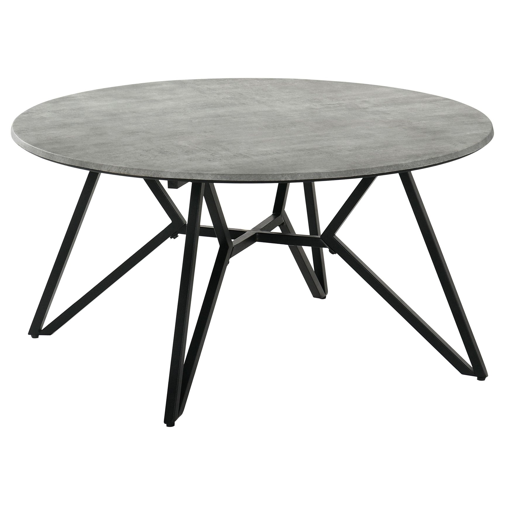 Angled view of Hadi coffee table showing break-proof table top