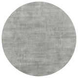 Hadi end table displayed alone showing height and round shape