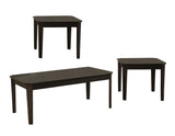 Amaro 3-piece occasional table set with end tables side view