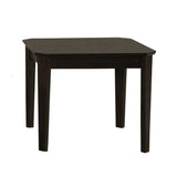 Amaro 3-piece table set dark brown top view