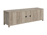 Detailed view of drawer with euro slide mechanism on Madra console