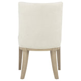 Lucaire Arched Upholstered Dining Side Chair Cream Set of 2 — product image 7