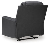 Mackmenville Carbon Faux Leather Recliner view 5