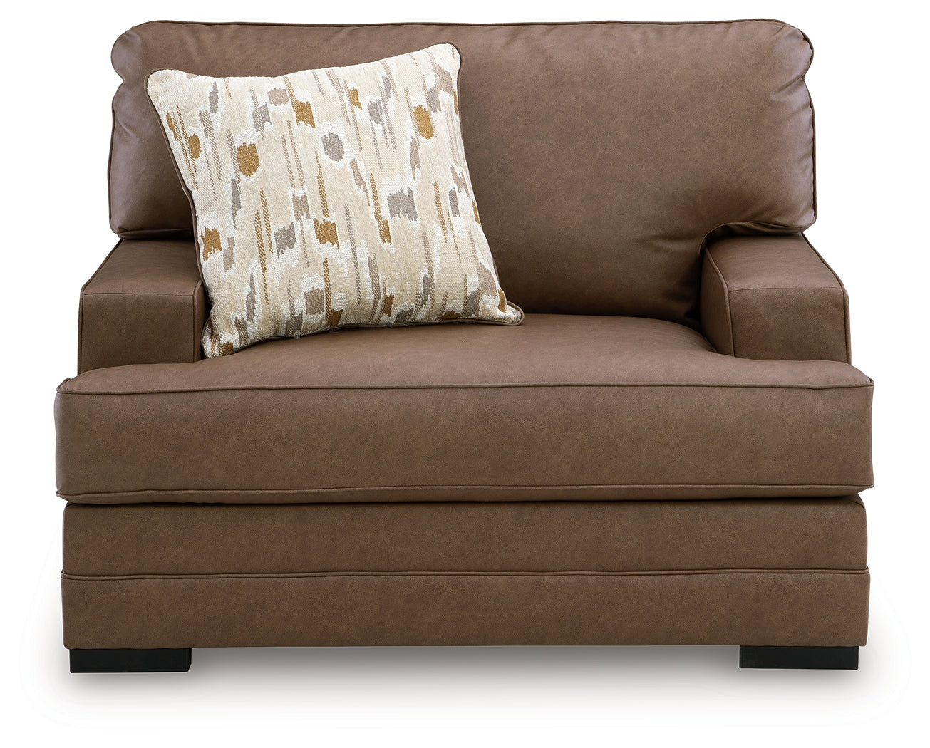 VillaCourt oversized chair back view showing sleek finish