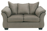 Alternate main view of Darcy Cobblestone Sofa and Loveseat set