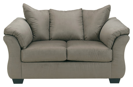 Alternate main view of Darcy Cobblestone Sofa and Loveseat set