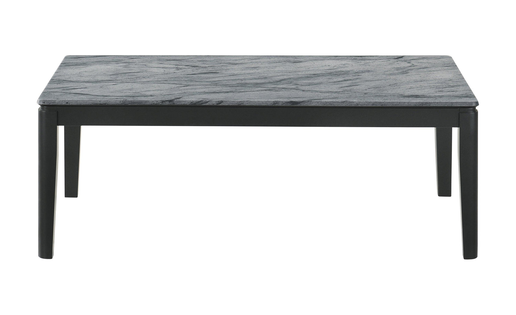 Black legs and Asian hardwood frame detail on Mozzi table